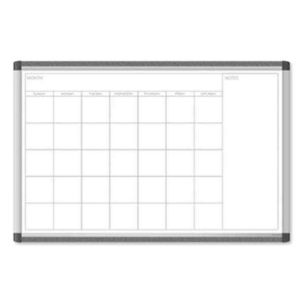 Paperperfect UBrands UBR 35 x 23 in. Pinit Magnetic Dry Erase Calendar Board White PA2659679 - main